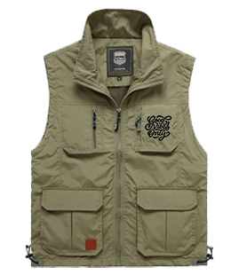 Dark Gray Cargo Vest