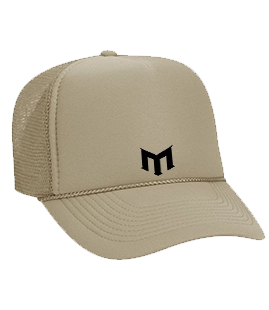 Beige Mesh Cap