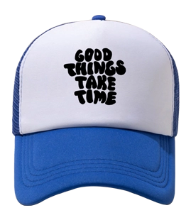 Blue Contrast Baseball Cap