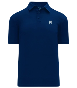 Navy Peek Polo