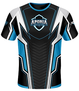 Contrast Blue Sports Jersey