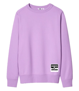 Lavender Round Neck Sweatshirt